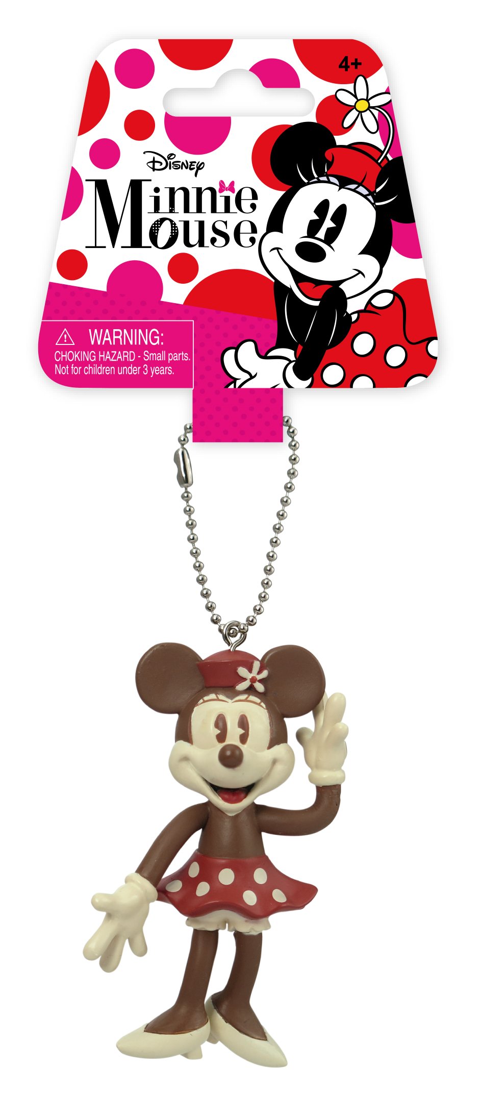 Amazon.com: Disney Retro Minnie Mouse Bendable Key Chain (Brown